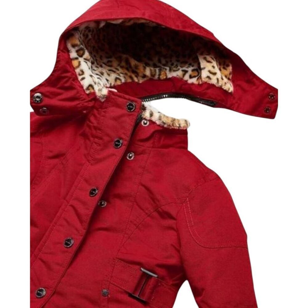 NWOT URBAN REPUBLIC Girl's Ballistic Anorak W. Fur Trim Size Coat Size XL/16